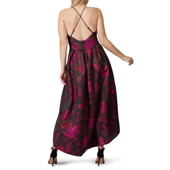 Hutch Floral Jacquard High-Low Gown – Size 2 (Retail $445) - Picture 5 of 16